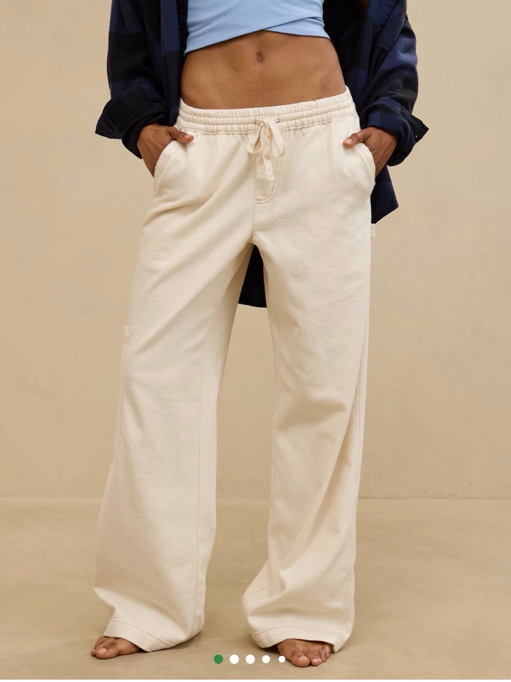 Aerie Low & Slouchy Trouser